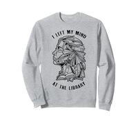 La Donna libraica ha Lasciato la mia Mente alla Biblioteca Lettore di Libri Ragazza Felpa