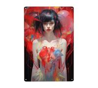 La Donna Moderna Che Era Controllata Targa In Metallo Decorative Targhe Metallo Retrò Poster Metal Per Casa Cafe Bar Pub 20X30Cm
