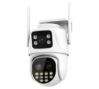 La doppia fotocamera WiFi QX104 da 3 MP supporta il riconoscimento del volto uma