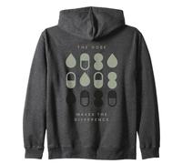 La dose Fa la Differenza | Farmacologia | Tossicologia Felpa con Cappuccio