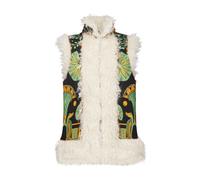 La DoubleJ, ,Jackets ,Donna ,Multicolore ,XL Gilet Folk Senza Maniche con Motivo Nilo