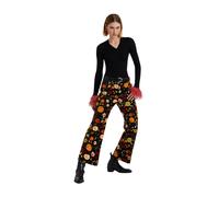 La DoubleJ - Pantaloni a zampa in velluto d`ispirazione rinascimentale - - Trousers - Donna - Multicolore - L