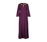 La DoubleJ - Sorella Maxi Dress con Scollo Ricamato - - Dresses - Donna - Viola - M