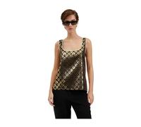 La DoubleJ, ,Tops ,Donna ,Giallo ,S Twirl Top - Jacquard Leopardato Senza Maniche Versatile