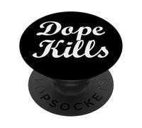 La droga uccide l'audace consapevolezza antidroga e lo stile di strada PopSockets PopGrip Adesivo