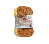La droguerie écologique - Set di 2 spugne abrasive con conchiglie di frutta