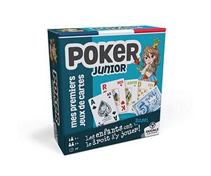 La Ducale - Poker Junior - Imparare a giocare a poker - Gioco di carte bambini e famiglia - 2-6 giocatori - Da 6 anni - Made in France