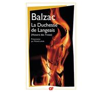 La Duchesse De Langeais/Histoire DES Treize [Lingua francese]