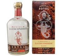 La Escondida Sotol Artesanal Blanco 40% Vol. 0,7l in Giftbox
