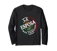 La Esposa mas Chingona Badass Latina Hispanic Heritage Maglia a Manica