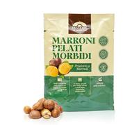 La Fabbrica dei Marroni - Marroni pelati morbidi | nutrienti, energetici e buoni | una merendina ricca e senza glutine | 100 gr