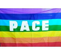 La Fabbrica dello Sport Bandiera Pace Arcobaleno CM 90X140 100% Poliestere PONGE' in Italiano