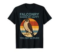 La falconeria Mi Rende Felice Non così Tanto retrò Maglietta