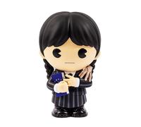 La Famiglia Addams Mercoledì Con Thing Banca Figurativa In PVC Da 8 Pollici