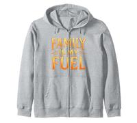 La famiglia è il mio carburante. genitorialità, amore, scopo. Felpa con Cappuccio