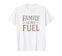 La famiglia vintage è il mio carburante. retrò, genitorialità, potere. Maglietta