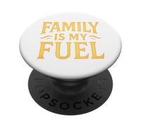 La famiglia vintage è il mio carburante. retrò, genitorialità, potere. PopSockets PopGrip Adesivo