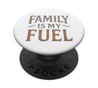 La famiglia vintage è il mio carburante. retrò, genitorialità, potere. PopSockets PopGrip Adesivo