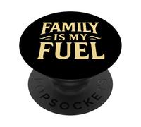 La famiglia vintage è il mio carburante. retrò, genitorialità, potere. PopSockets PopGrip Adesivo