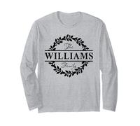 La Famiglia Williams Cognome Holiday Group Matching Maglia a Manica
