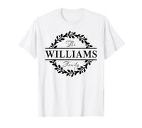 La Famiglia Williams Cognome Holiday Group Matching Maglietta