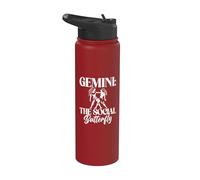 La farfalla sociale Gemelli Stainless Steel Insulated Water Bottle