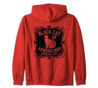 La Farmacia Black Cat Si Ferma per Un Incantesimo Felpa con Cappuccio