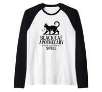 La Farmacia Black Cat Si Ferma per Un Incantesimo Maglia con Maniche Raglan