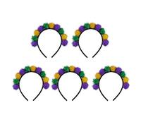 La Fascia Colorata Per Le Vacanze Mardi Presenta Un Copricapo Con Fascino Verde Giallo Balli E Feste. Comoda Fascia Elastica Le Donne