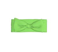 La fascia con fiocco stampato all-over verde chiaro tinta unita si abbina a qualsiasi outfit per neonati, bambini e bambini