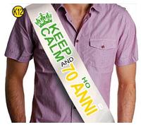 La FASCIA del 70 ENNE - KEEP CALM and HO 70 ANNI - gadget per il compleanno