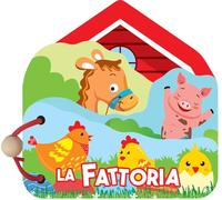 La fattoria. Libri in legno sagomati. Ediz. a colori