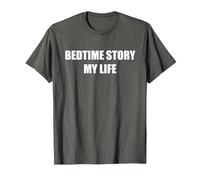 La Favola della buonanotte La mia Vita Maglietta, Uomo, Asfalto, 3XL