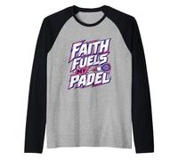 La Fede Anima Il Mio Padel Maglia con Maniche Raglan