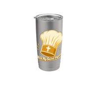 La fede è il mio ingrediente segreto Christian Chef Bicchiere termico in acciaio inox doppia parete
