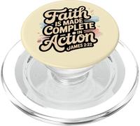 La fede è resa completa in azione Giacomo 2:22 PopSockets PopGrip per MagSafe