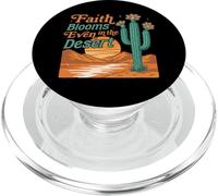 La fede fiorisce anche nel deserto - Vintage Christian PopSockets PopGrip per MagSafe