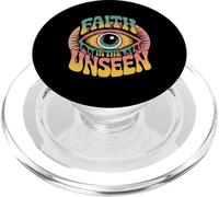 La fede nell'invisibile retrò psichedelico PopSockets PopGrip per MagSafe