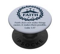 La fede non rende le cose più facili, le rende possibili PopSockets PopGrip Adesivo