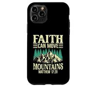 La fede può muovere le montagne Inspirational Custodia per iPhone 11 Pro