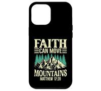 La fede può muovere le montagne Inspirational Custodia per iPhone 12 Pro Max