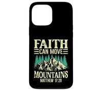 La fede può muovere le montagne Inspirational Custodia per iPhone 13 Pro Max
