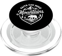 La fede può spostare le montagne Bibbia Versetto cristiano PopSockets PopGrip per MagSafe
