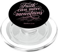 La fede può spostare le montagne Matteo 17:20 Christian PopSockets PopGrip per MagSafe