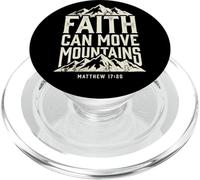 La fede può spostare le montagne Matteo 17:20 Christian PopSockets PopGrip per MagSafe
