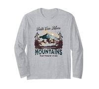 La fede può spostare le montagne Matteo 17:20 Ispirata dalla natura Maglia a Manica