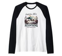 La fede può spostare le montagne Matteo 17:20 Ispirata dalla natura Maglia con Maniche Raglan