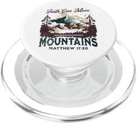 La fede può spostare le montagne Matteo 17:20 Ispirata dalla natura PopSockets PopGrip per MagSafe