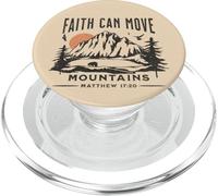 La fede può spostare le montagne Matteo 17:20 PopSockets PopGrip per MagSafe