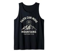 La fede può spostare le montagne Matteo 17:20 Versetto della Bibbia Canotta